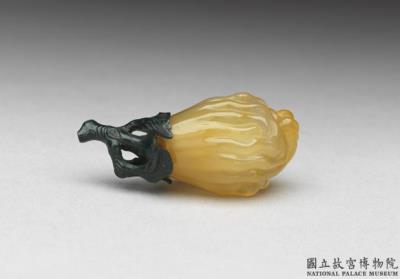 图片[2]-Chalcedony snuff bottle in the shape of a Buddha’s hand citron, 18th century, Qing dynasty-China Archive